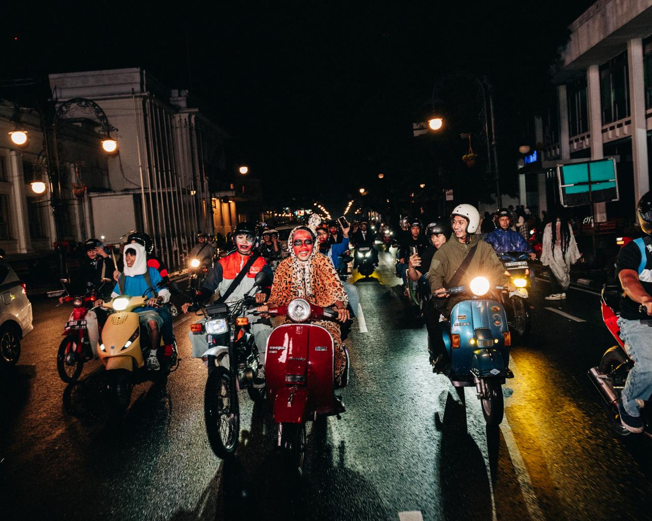 Cara Bikers Bandung Rayakan Halloween