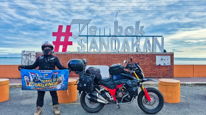 Pria Ini Tuntaskan Solo Touring Lintasi Tiga Negara Sejauh 8.300 Km