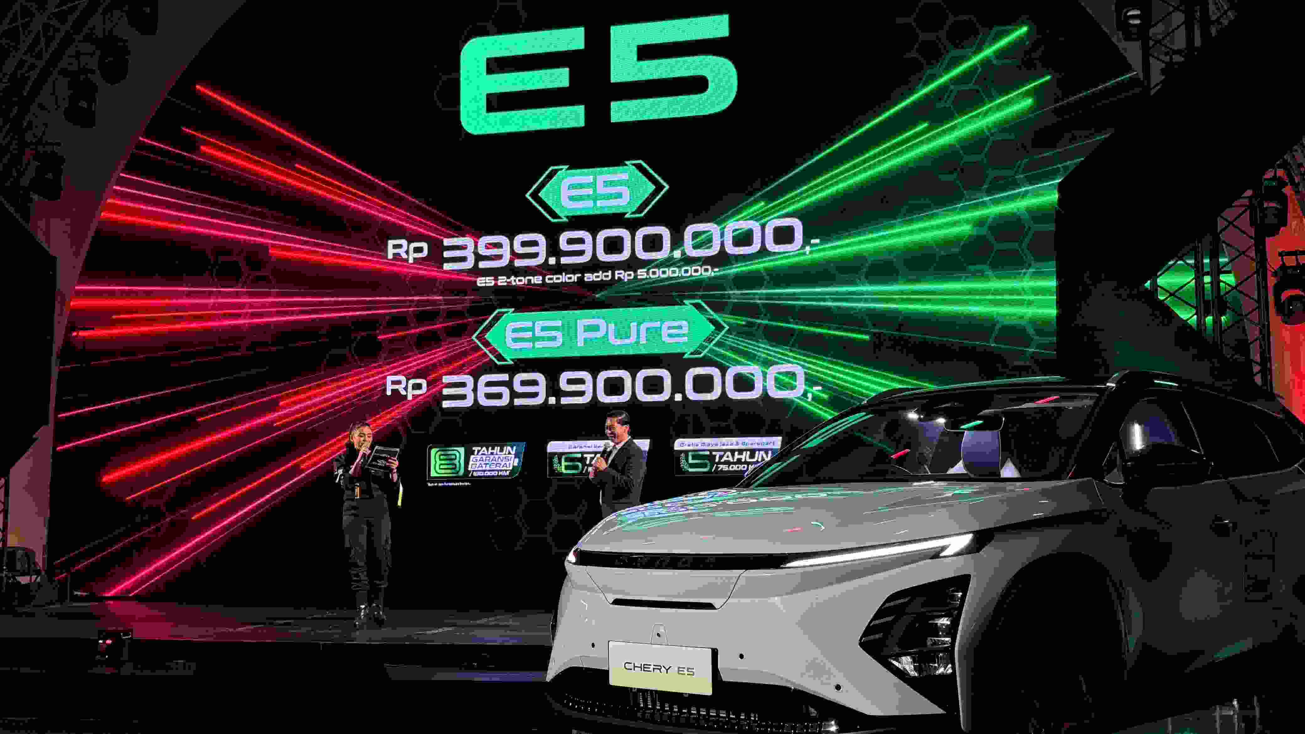 Chery C5 dan E5 Resmi Meluncur, Harga Rp300 Jutaan