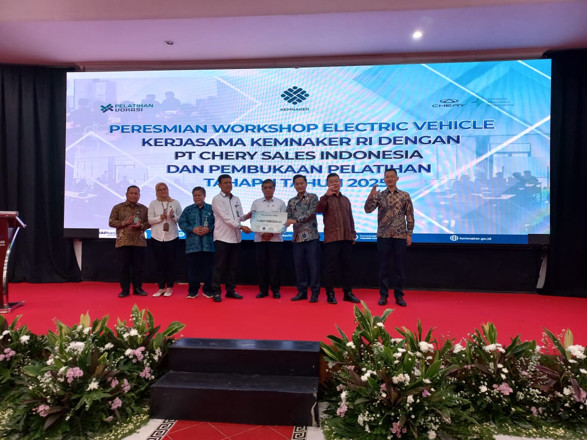 Chery E5 Jadi Bahan Praktik Balai Besar Pelatihan Vokasi dan Produktivitas