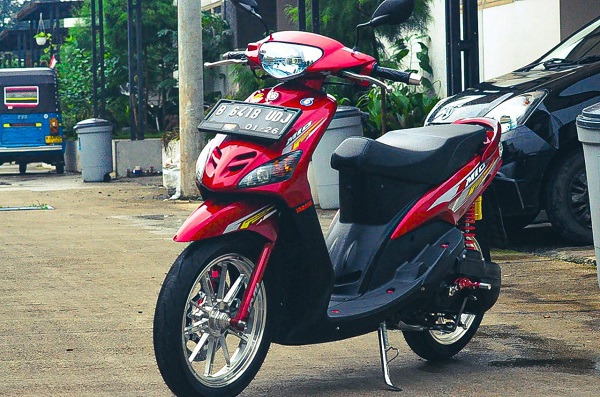 Modif Simpel Mio Lawas, Ini Rekomendasi Shockbreaker dan Ban untuk Harian