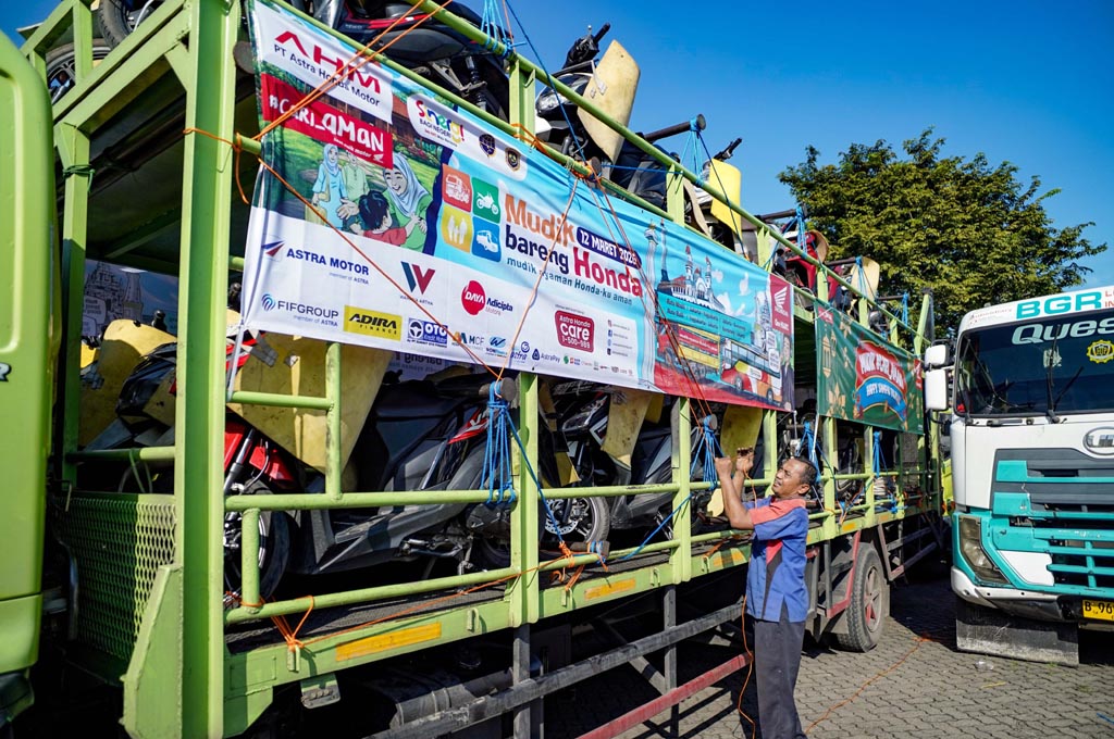 Mudik Nyaman Bersama Honda, Ribuan Konsumen Setia Berangkat Pulang Kampung
