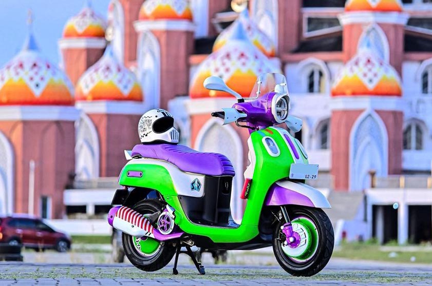 Yamaha Fazzio dan Grand Filano Dimodifikasi Jadi Motor Toy Story