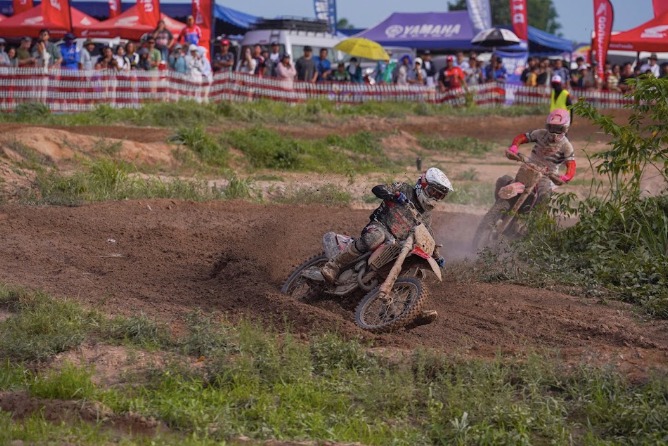 Kado HUT RI, Ducati MX Team Indonesia Podium di FMSCT Thailand Motocross