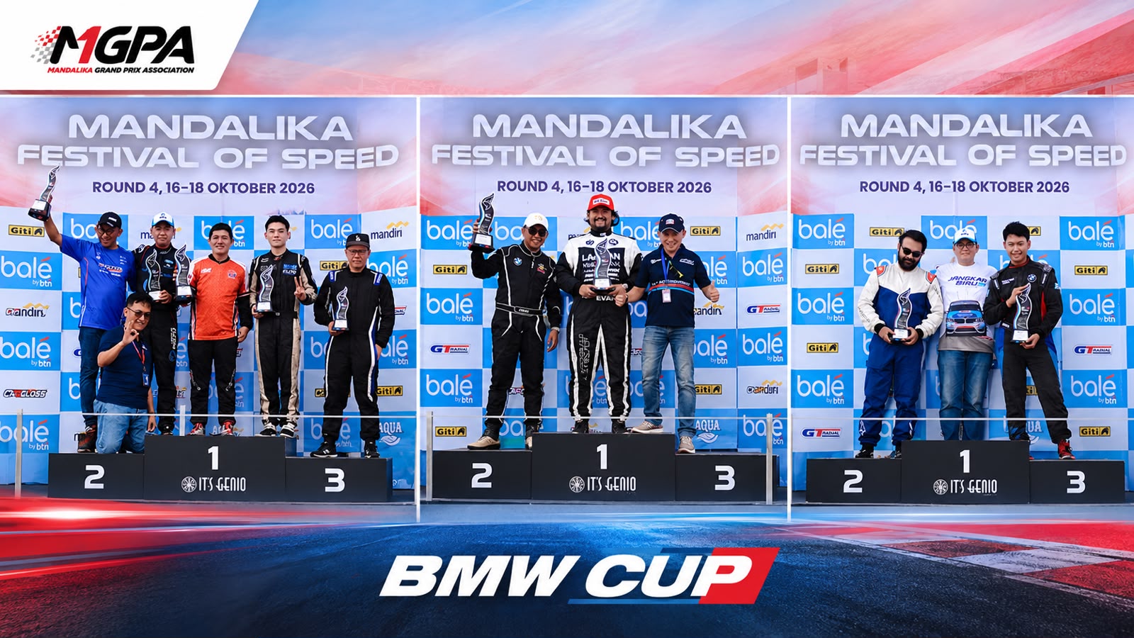 podium bmw cup