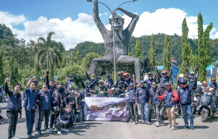 Keseruan Komunitas Supermoto Eksplor Destinasi Ikonik Sulawesi Selatan