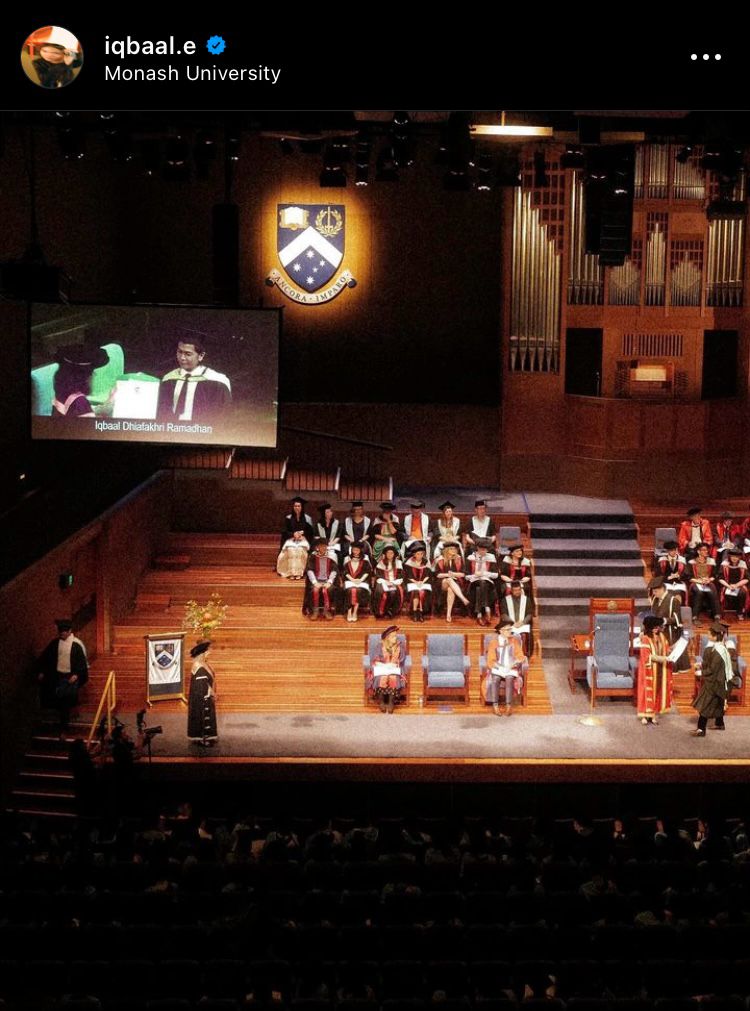 Baru Diwisuda, Kepoin Yuk Kampusnya Iqbaal Ramadhan, Monash University