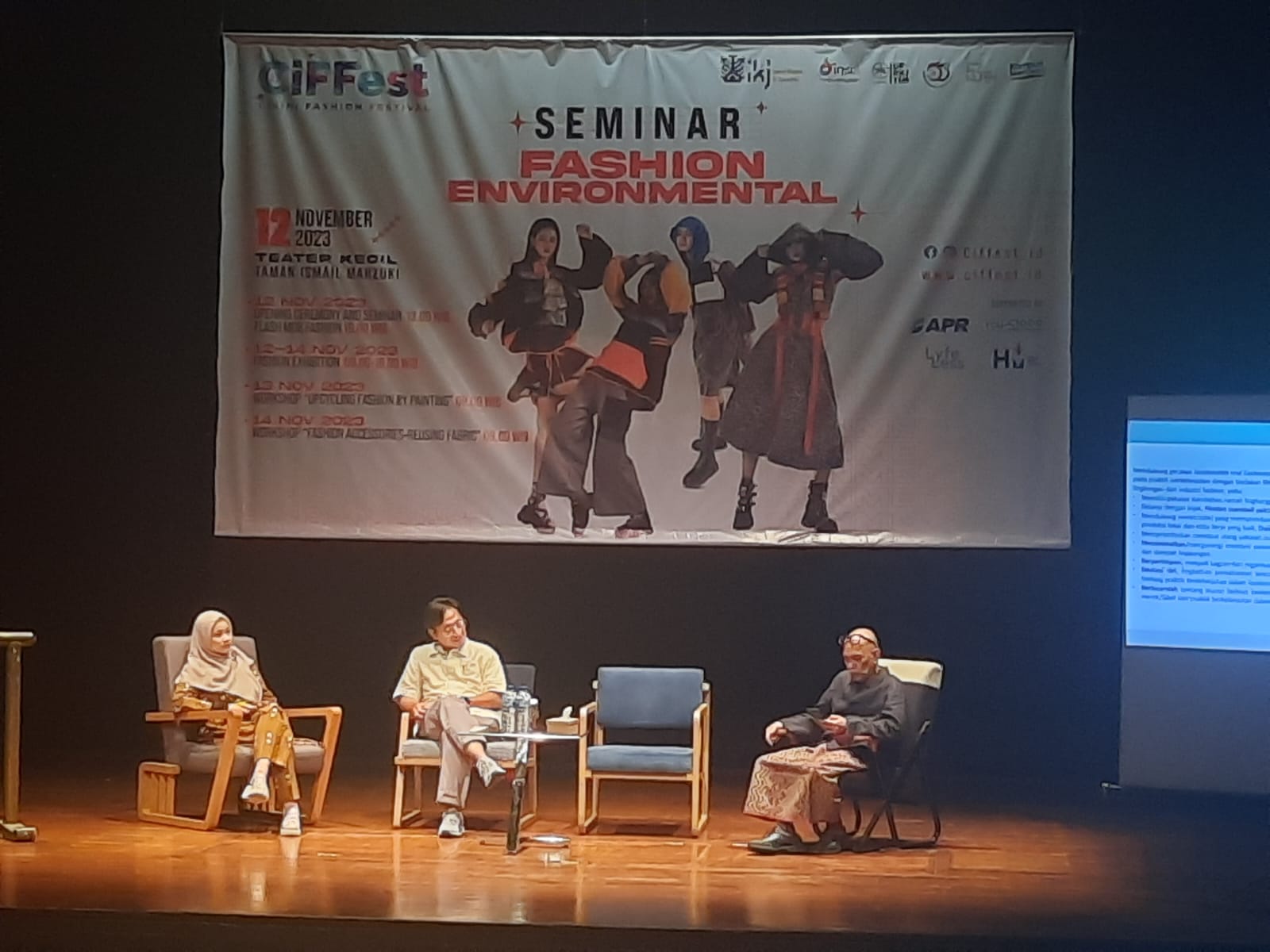 CiFFest IKJ 2023 Usung Fashion Environmental, Desain Baju Ramah Lingkungan