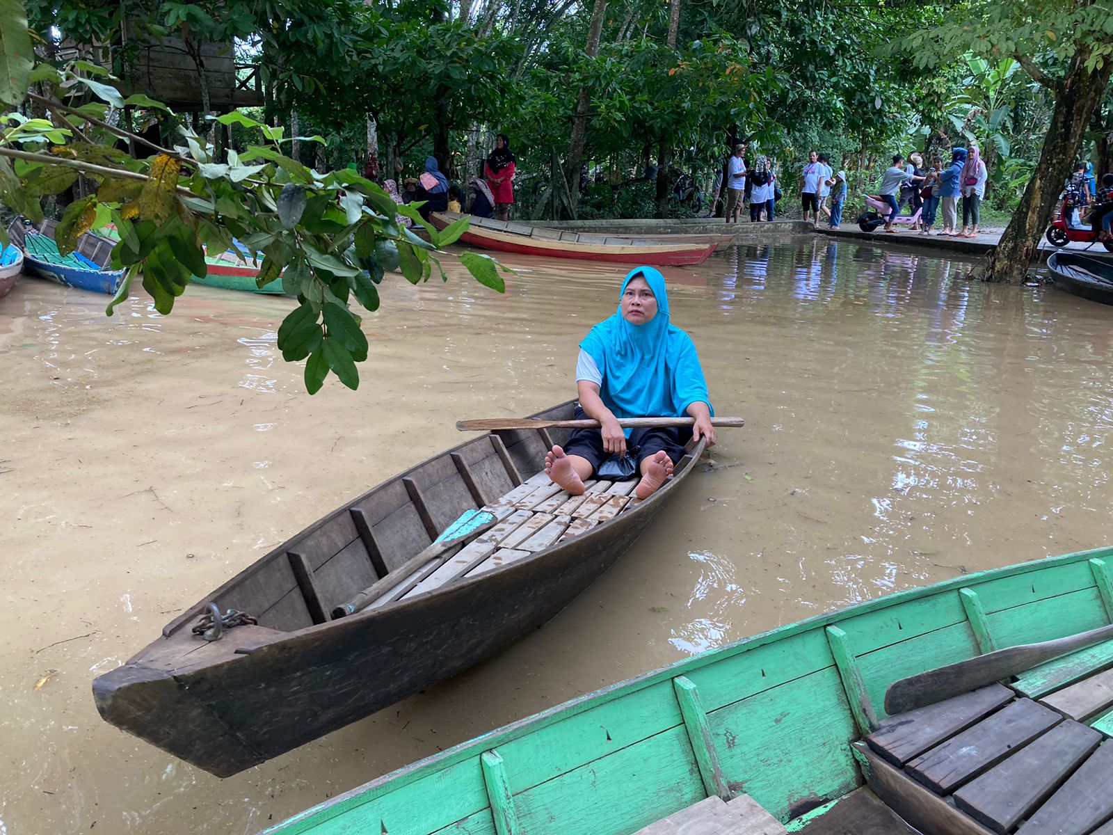 Banjir Jadi Berkah Buat Ibu-Ibu Paduka di KCBN Muaro Jambi