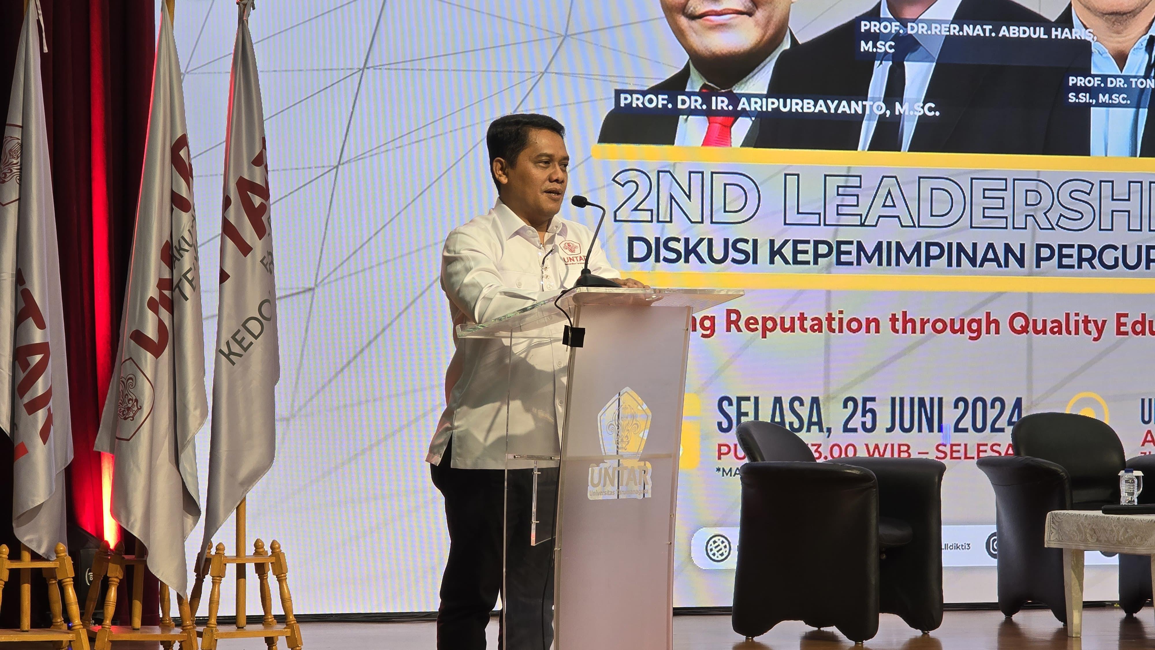Untar Tuan Rumah Leadership Talks, Pertajam Strategi Kampus Tingkatkan Reputasi