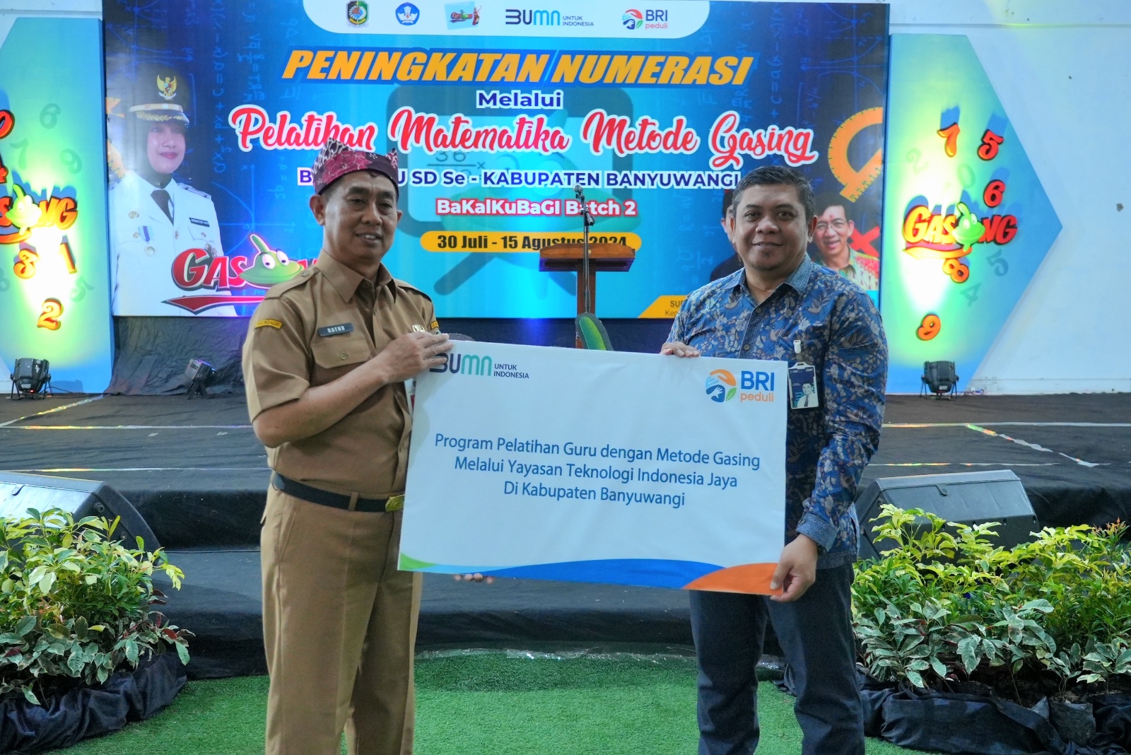 Tingkatkan Mutu Pendidikan Daerah, BRI Ajak Guru se-Kabupaten Banyuwangi Ikuti Pelatihan Numerisasai Metode Gasing