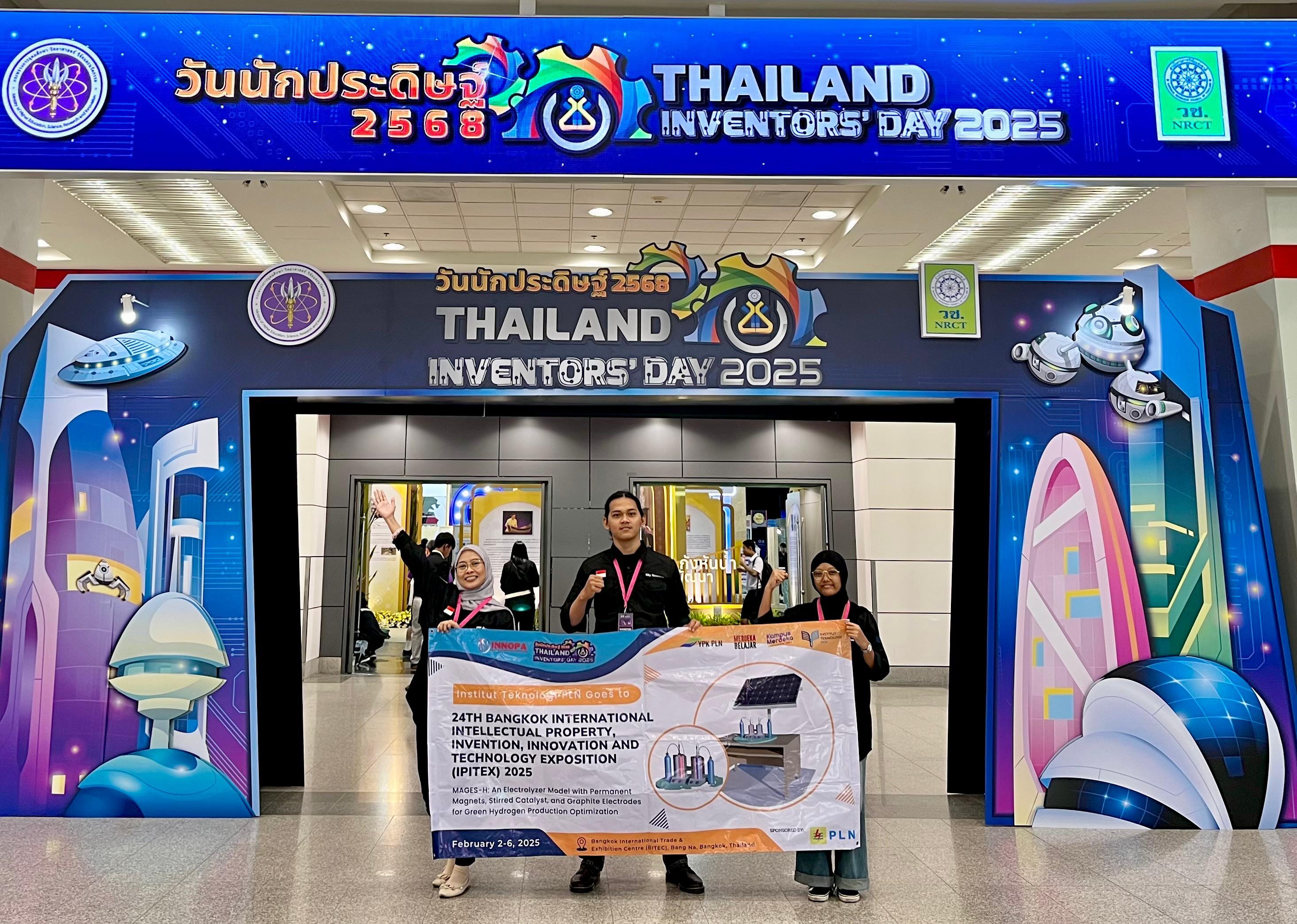 Bersaing di Kancah Internasional, ITPLN Raih Gold Medal di IPITEx Bangkok
