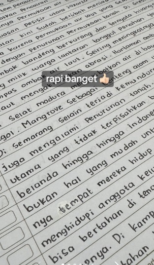 Viral! Guru Ini Bagikan Hasil Tulisan Tangan Muridnya Dari yang Rapi Sampai <i>Curly</i>