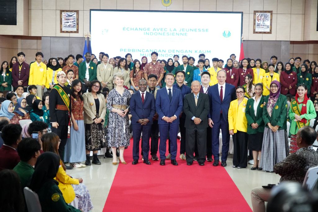 Macron di UNJ, dari Israel-Palestina, Francophonie, hingga Hubungan Prancis-Indonesia