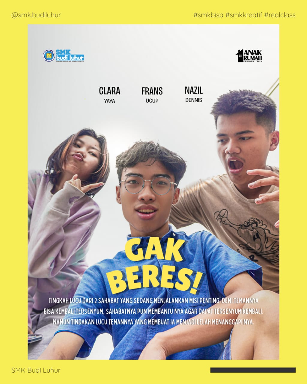 Siswa SMK Budi Luhur Bikin 8 Film untuk Liburan Sekolah, Bisa Ditonton di Bioskop