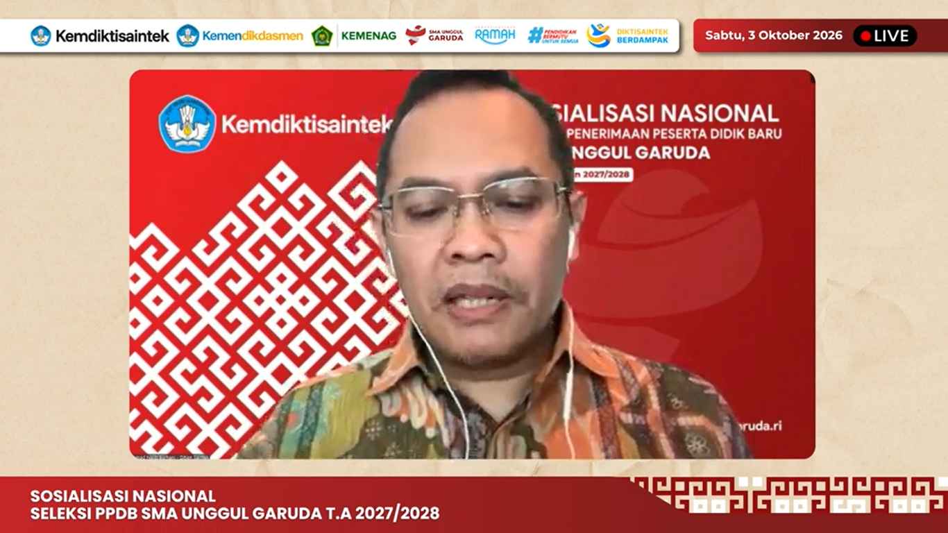 Direktur Jenderal Sains dan Teknologi, Ahmad Najib Burhani_ Foto YouTube Kemdiktisaintek_11zon
