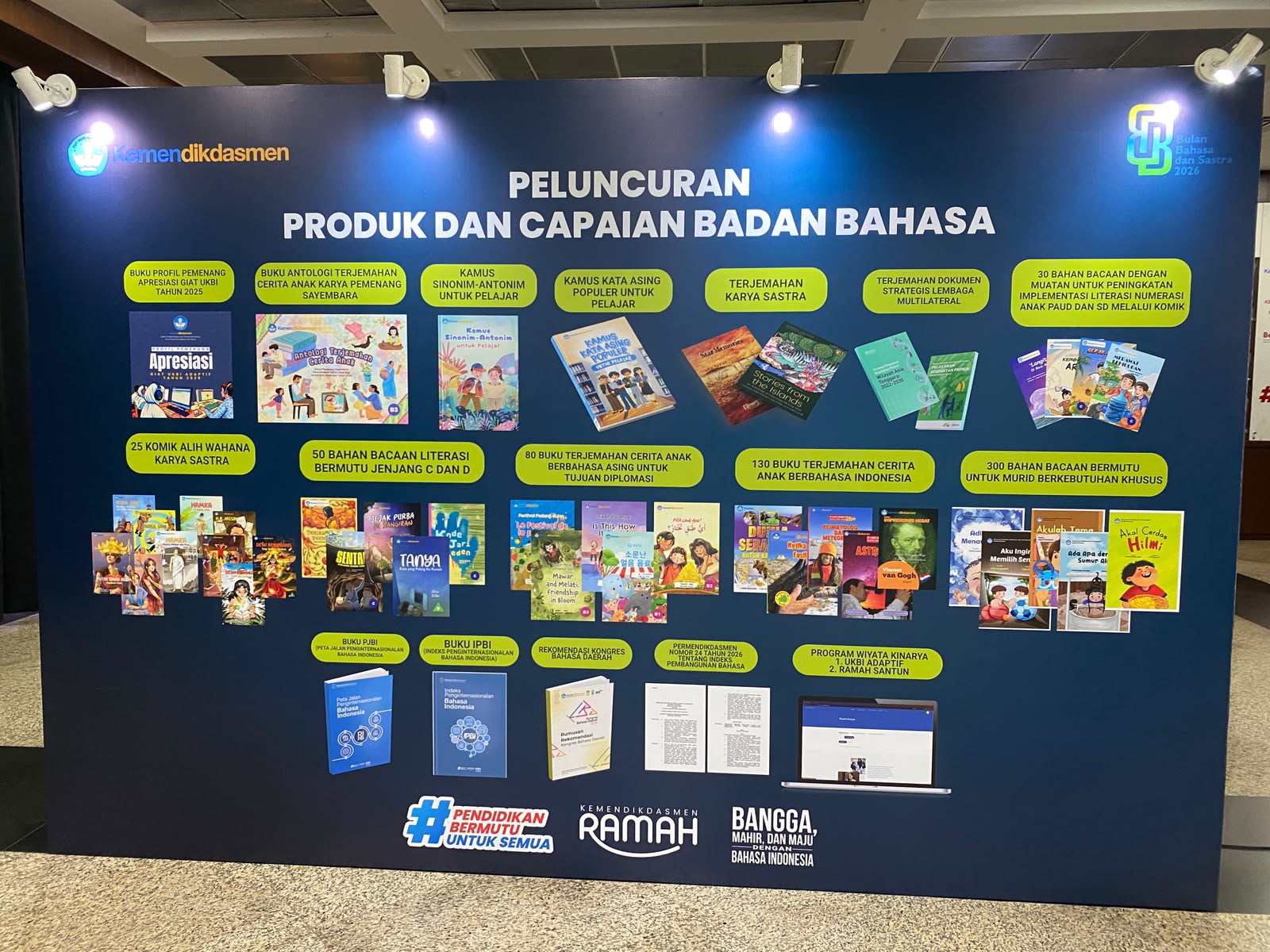 Peluncuran Produk dan Capain Badan Bahasa 2026_ Foto Medcom_id Bramcov Stivens Situmeang