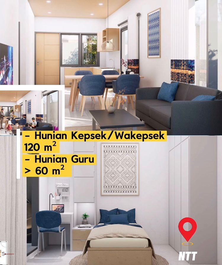 Intip, Ini Rumah Mewah untuk Guru Sekolah Garuda