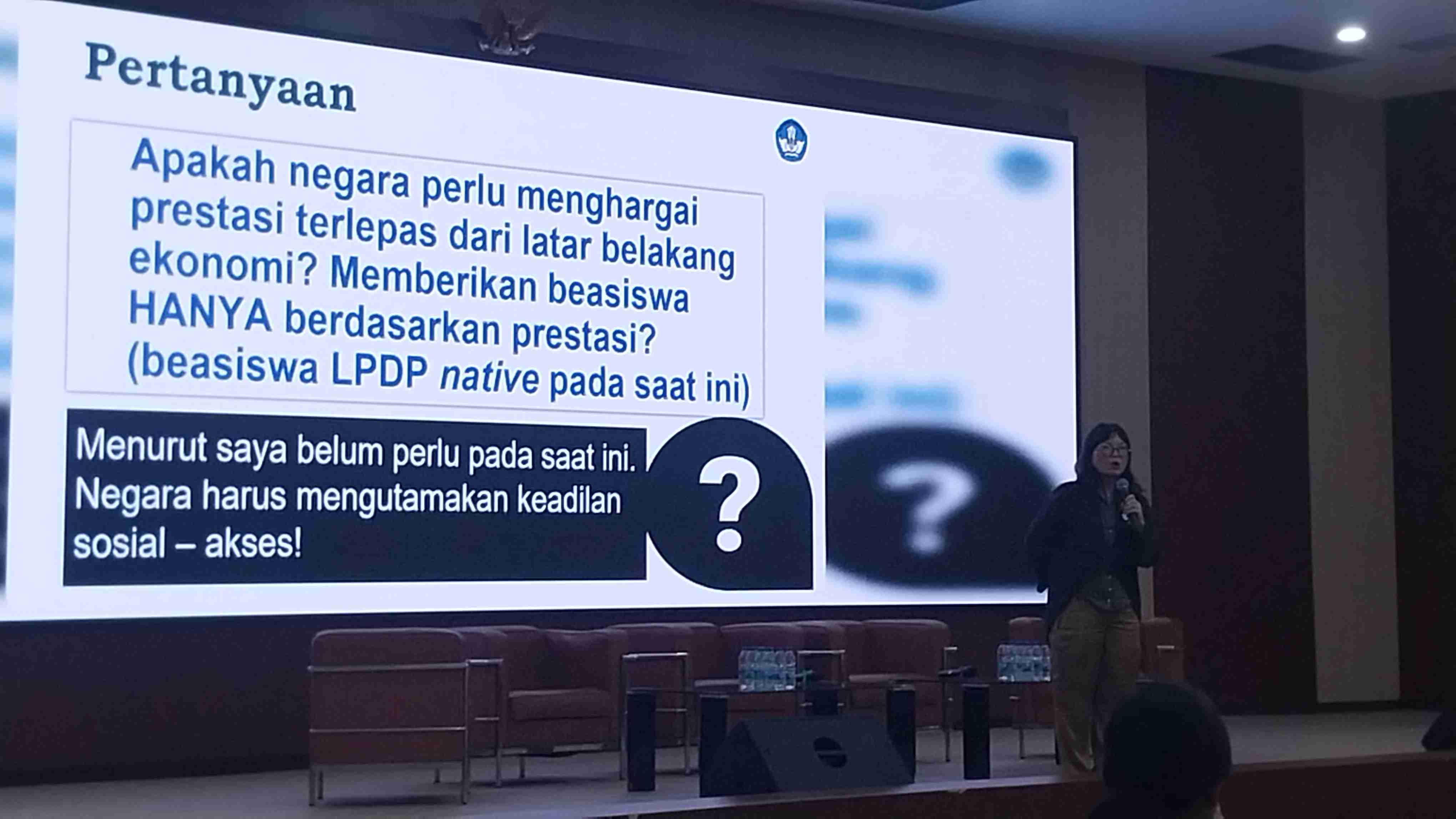 Wamendiktisaintek, Stella Christie, dalam Kegiatan Global Scholarship Summit 2026_ DOK Medcom_id_Talitha Islamey