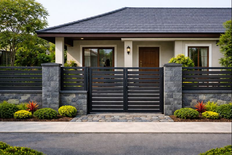 Pagar Batu Alam Jadi Favorit, Ini Model yang Paling Diminati