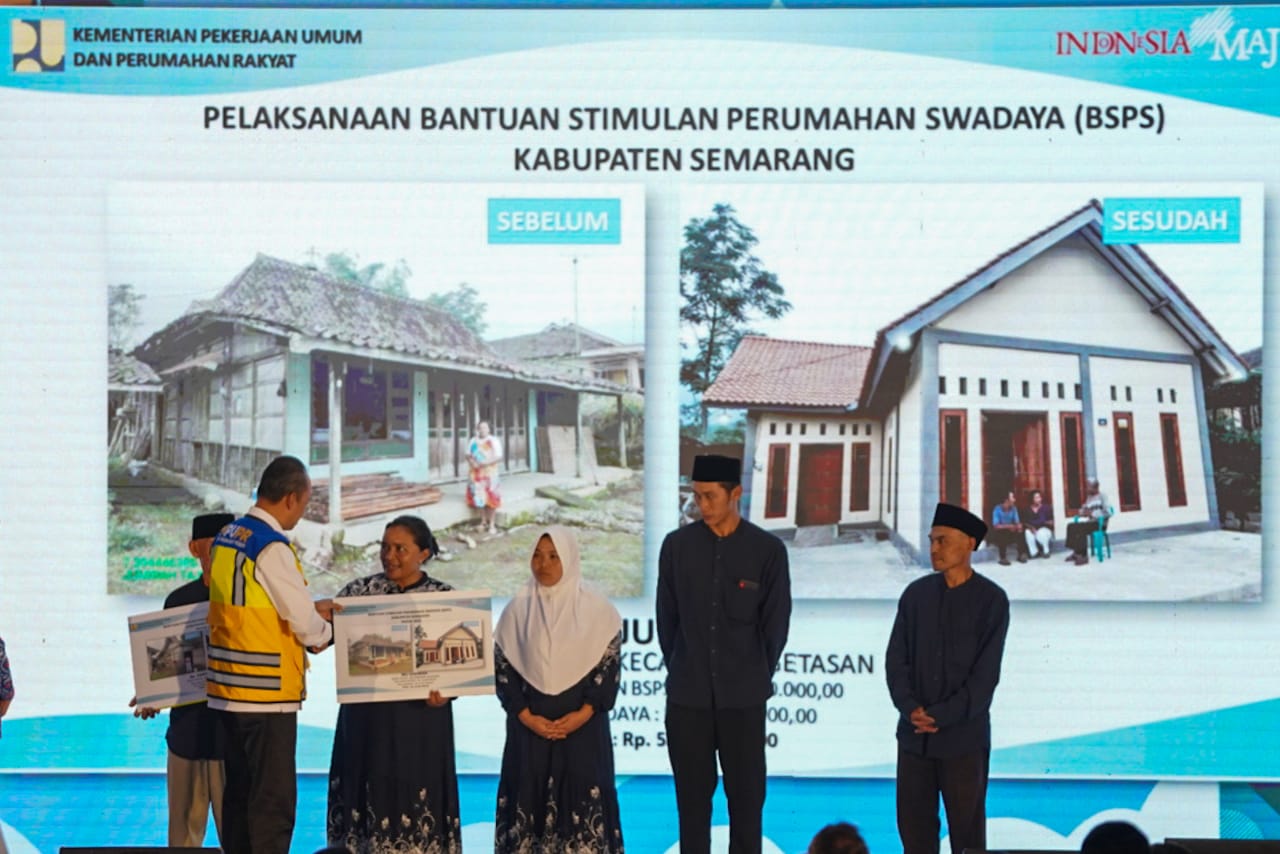 Program BSPS Bantu Penanganan Kemiskinan Ekstrim di Jateng