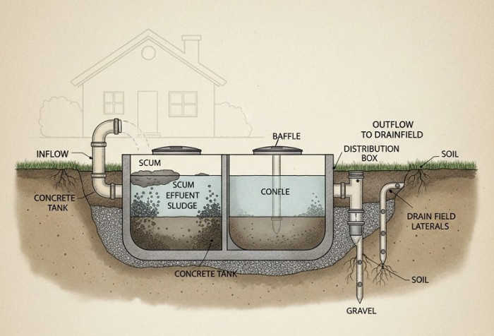 Jarak Ideal Sumur Air dan Septic Tank agar Air Tetap Aman