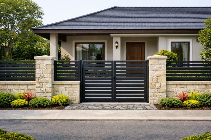 Pagar Batu Alam Jadi Favorit, Ini Model yang Paling Diminati