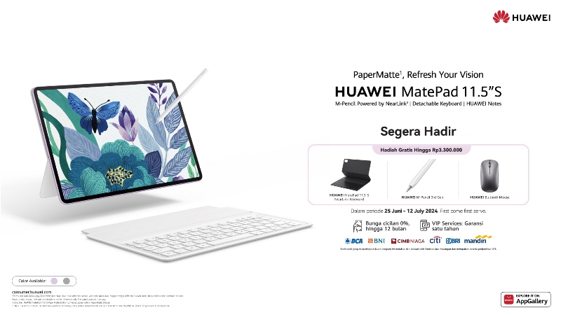 MatePad 11.5 S: Tablet Terbaru HUAWEI Dengan GoPaint, Aplikasi Gambar Buatan HUAWEI yang Ramah Pemula