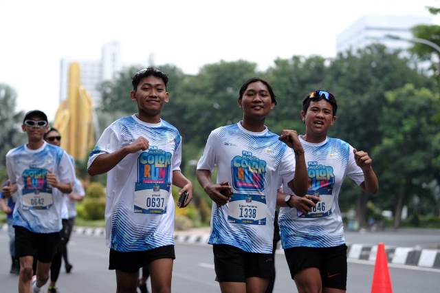 Sukses Digelar, PLN Mobile Color Run 2024 Diikuti 1.500 Pelari