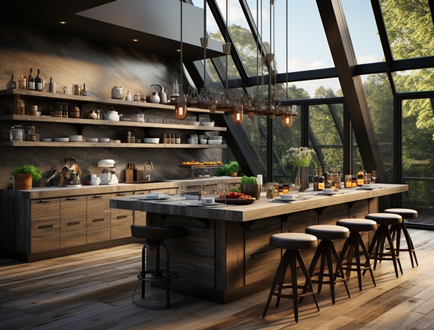 Inspirasi Desain Dapur dengan Mini Bar, Solusi di Ruang Terbatas