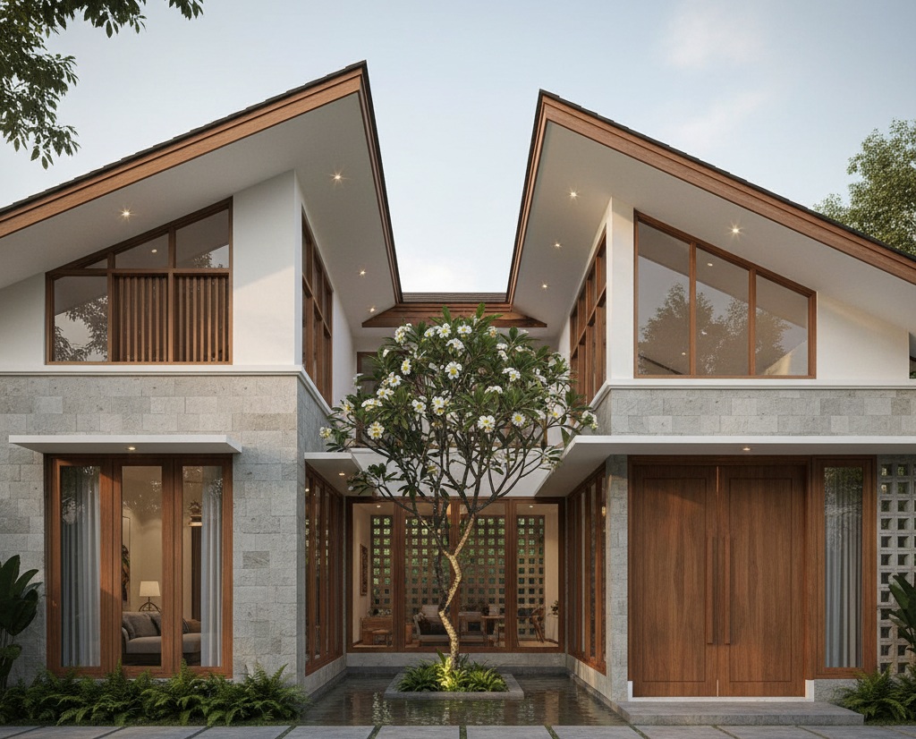 5 Desain Rumah Tropis untuk Iklim Indonesia