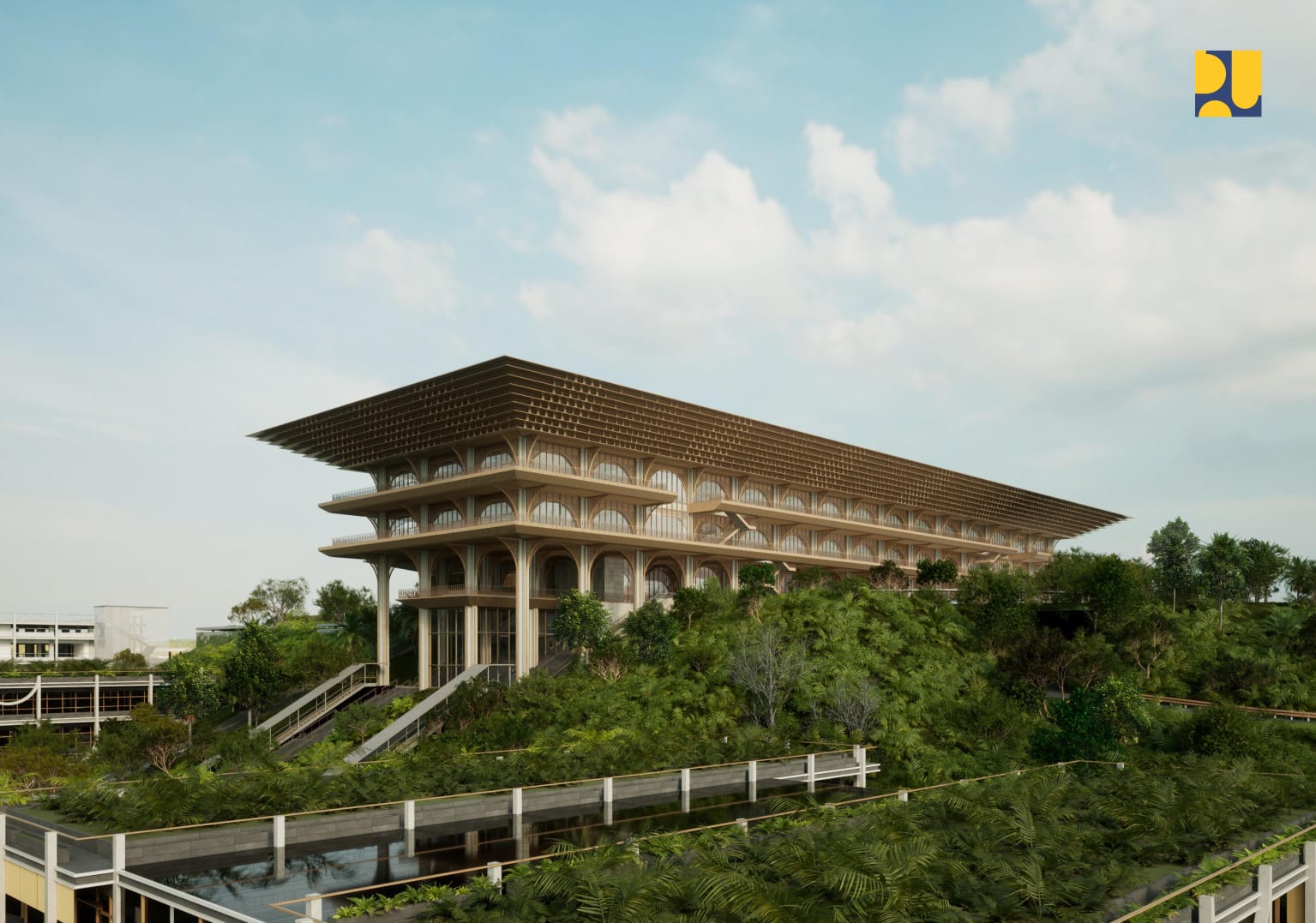 Telan Rp1,45 Triliun! Intip Desain Istana Wapres di IKN Berkonsep Rumah Panggung