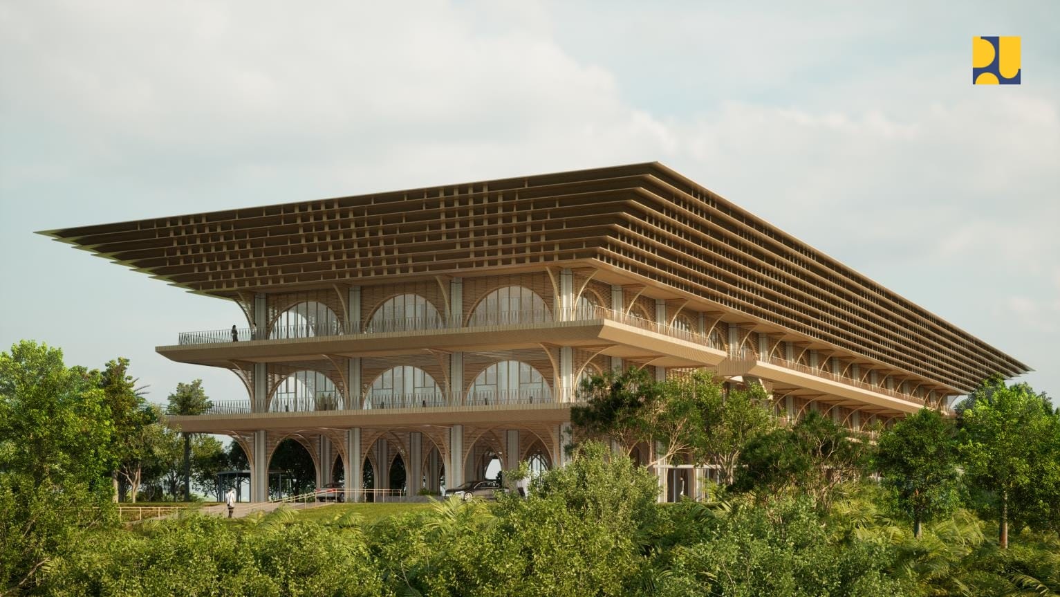 Telan Rp1,45 Triliun! Intip Desain Istana Wapres di IKN Berkonsep Rumah Panggung