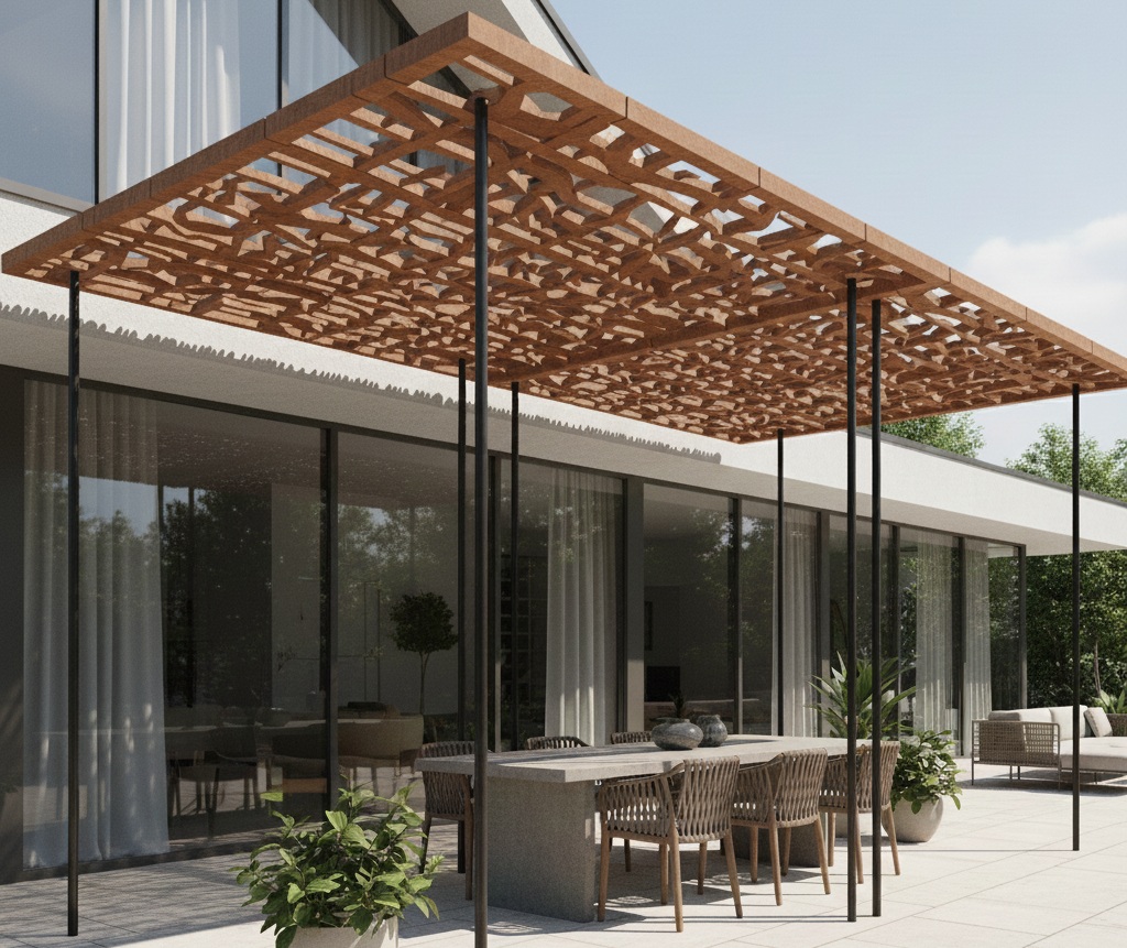 7 Motif Kanopi Baja Ringan untuk Rumah, Fungsional dan Estetik