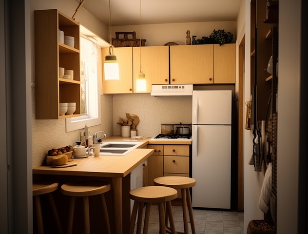 Contoh Desain Dapur dengan Mini Bar