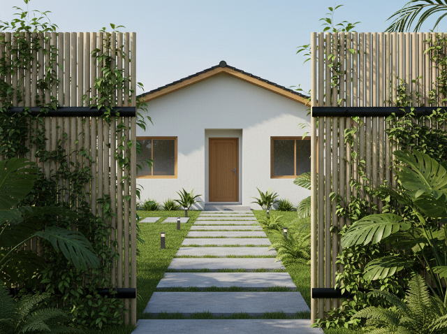 5 Inspirasi Model Pagar Bambu Estetik untuk Hunian