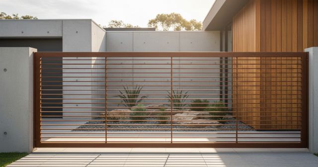 Motif Pagar Minimalis Ini Bikin Fasad Rumah Naik Kelas