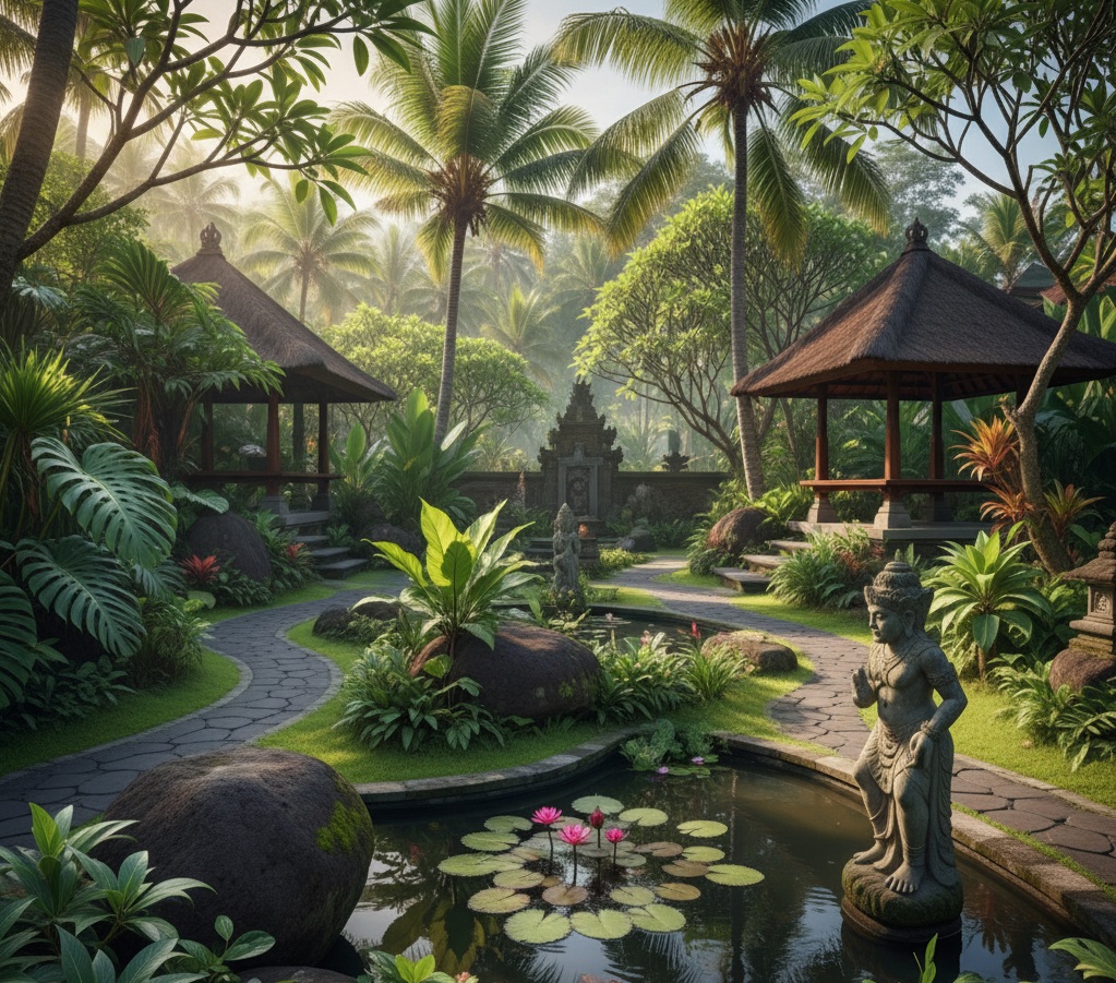 Inspirasi Desain Taman Tropis untuk Rumah Modern