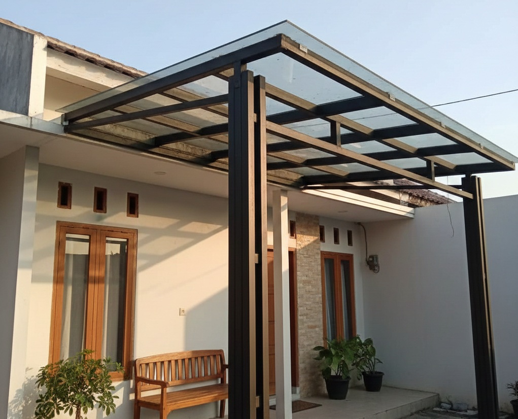 7 Inspirasi Desain Kanopi Rumah Estetik dan Fungsional