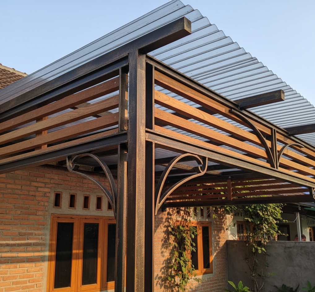 7 Inspirasi Desain Kanopi Rumah Estetik dan Fungsional