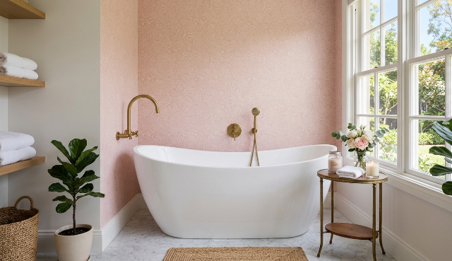 5 Inspirasi Desain Bathtub Kamar Mandi agar Terlihat Lebih Estetis