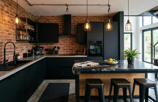 5 Inspirasi Dapur Minimalis Hitam, Elegan dan Modern 2026