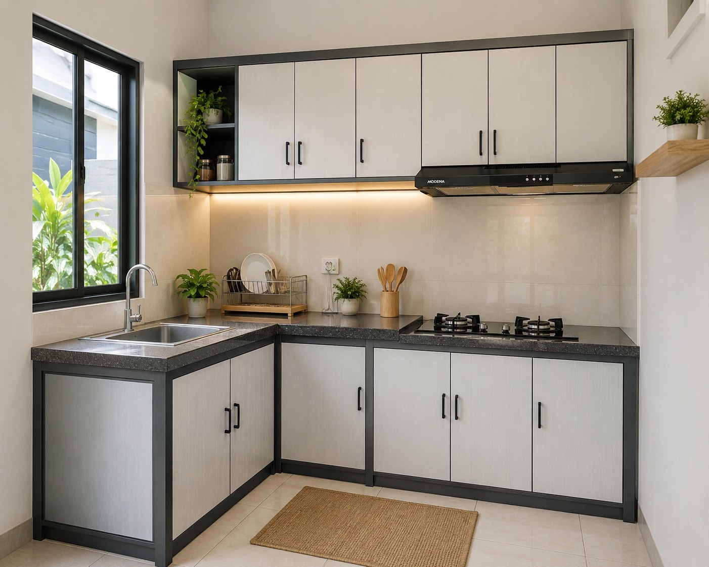 5 Inspirasi Model Dapur Kecil Baja Ringan, Estetik dan Mudah Dibersihkan