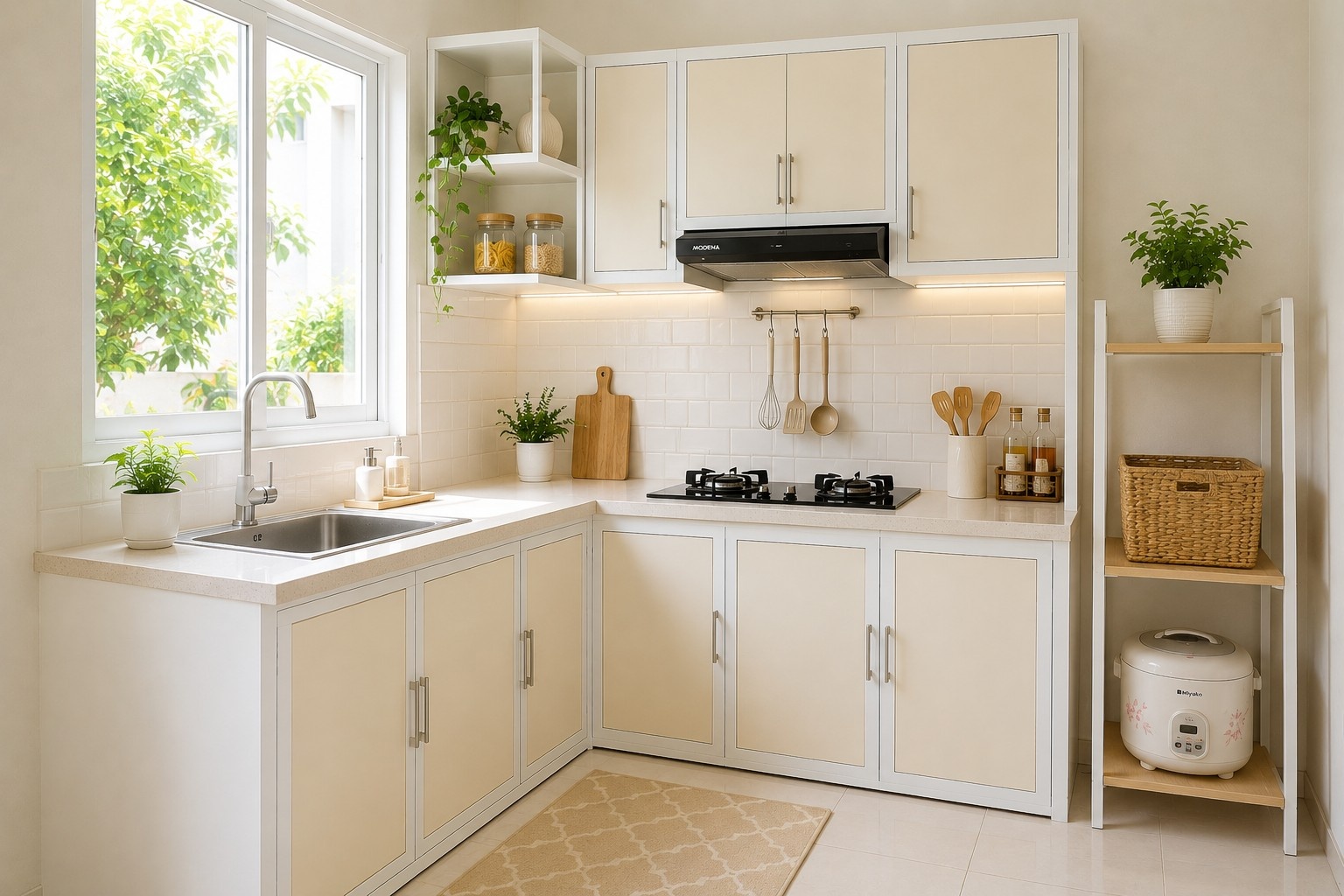 5 Inspirasi Model Dapur Kecil Baja Ringan, Estetik dan Mudah Dibersihkan