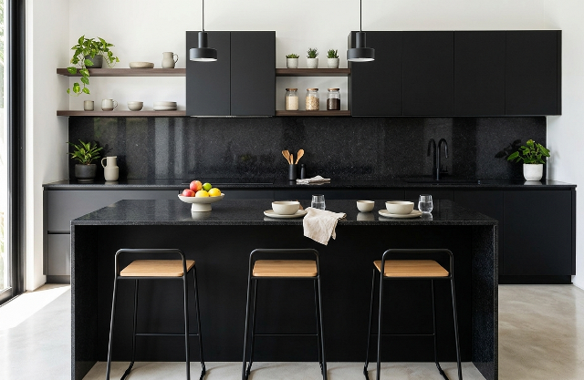 5 Inspirasi Dapur Minimalis Hitam, Elegan dan Modern 2026