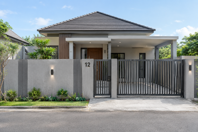 Desain Pagar Beton