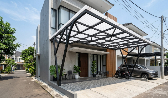 Desain Kanopi Alderon, Tahan Panas dan Hujan