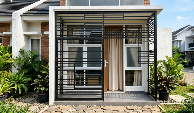 5 Desain Teralis Pintu Minimalis, Aman dan Estetik