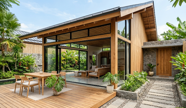 5 Cara Terapkan Desain Japandi Tropis agar Rumah Lebih Adem