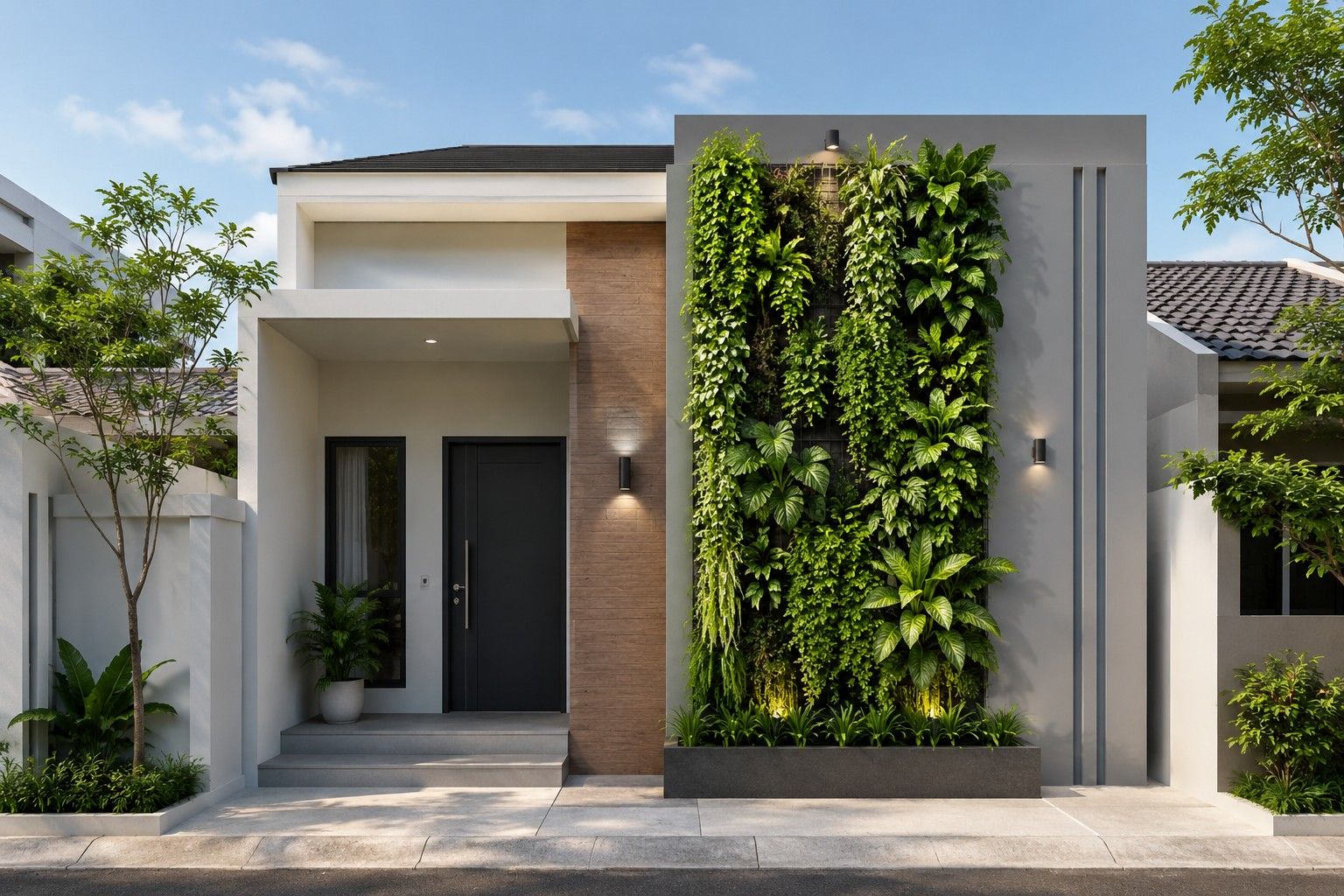 5 Inspirasi Fasad Rumah Kecil Minimalis yang Menarik dan Fungsional
